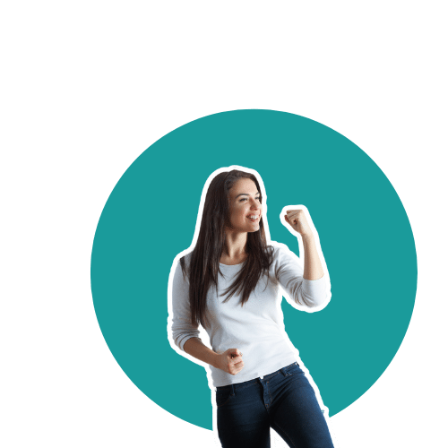 Femme heureuse de son conseil & accompagnement RH